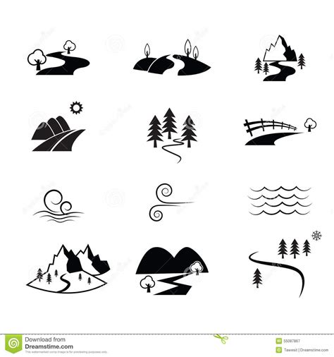 Country Road Vector Icon Vector Illustration 81137828