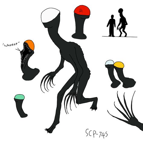 a lanky humanoid scp 745 design made for fun i make a lot of scp 745 designs based on dinos or