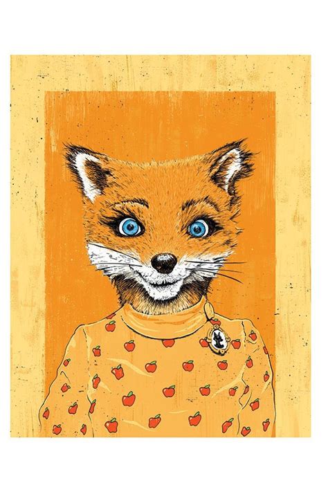 Fantastic Fox Wes Anderson Movies Fox Drawing Mr Fox Indie Art Pictures To Paint Painting