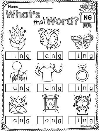Ng sound phonics other contents: Pin on The Very Busy Kindergartner
