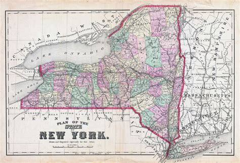 Map Of Nys With Cities Map 2023