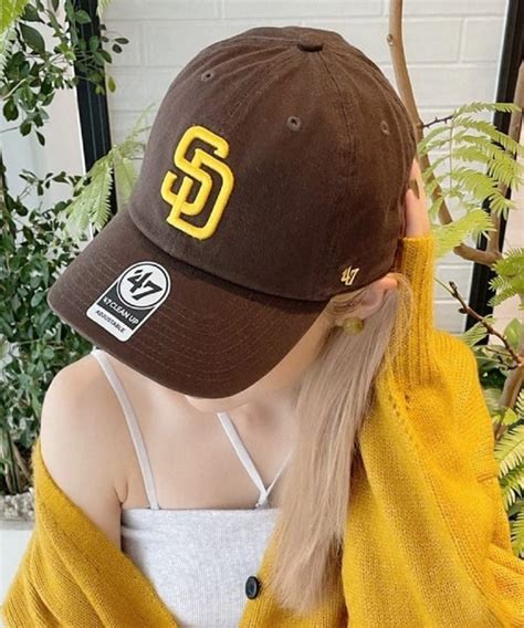 47brand【47 フォーティーセブン】san Diego Padres・サンディエゴ パドレス チーム刺繍ロゴ キャップ Wear
