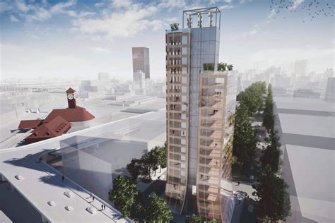 Would You Live In This 300 Foot Tall Wooden Skyscraper Portland Monthly
