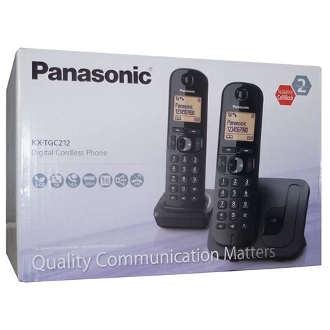 Panasonic Kx Tgc212 Digital Cordless Phone Elf International Ltd