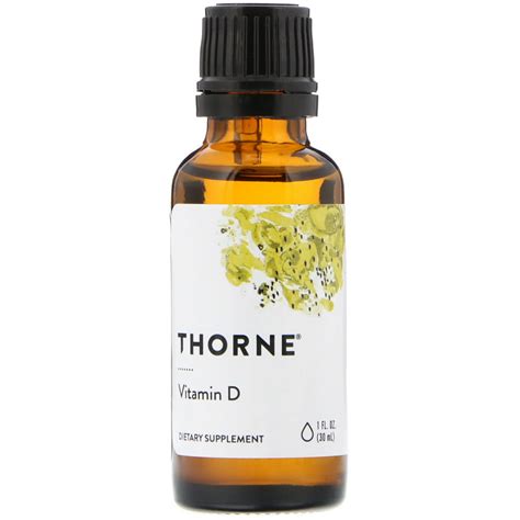 There has been some disagreement among professionals about what is the optimal level of vitamin d. Thorne Research, Vitamin D, 1 fl oz (30 ml) | By iHerb
