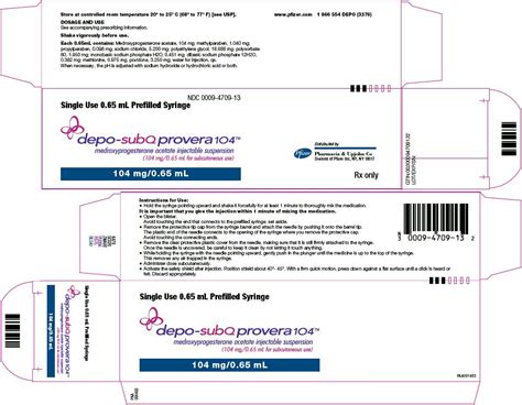 Depo Subq Provera Fda Prescribing Information Side Effects And Uses
