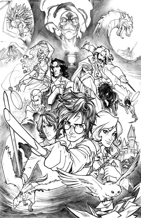 Top 130 harry potter coloring pages and sheets you can print. Harry Potter, the famous wizard - Books and Comics ...