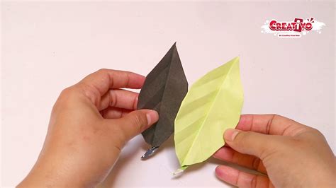 Cara Membuat Daun Dari Kertas Origami YouTube