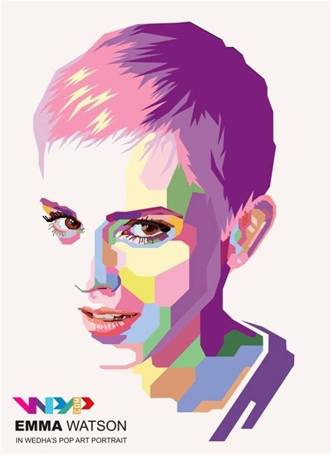 Wpap Wedha S Pop Art Portrait By Widi Kurniawan Via Behance Portrait Illustration