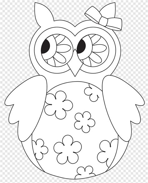 Kepala, iris, paruh, tubuh bagian atas dan kaki berarna hitam. Little Owl Menggambar Lukisan Buku Mewarnai Burung Hantu ...