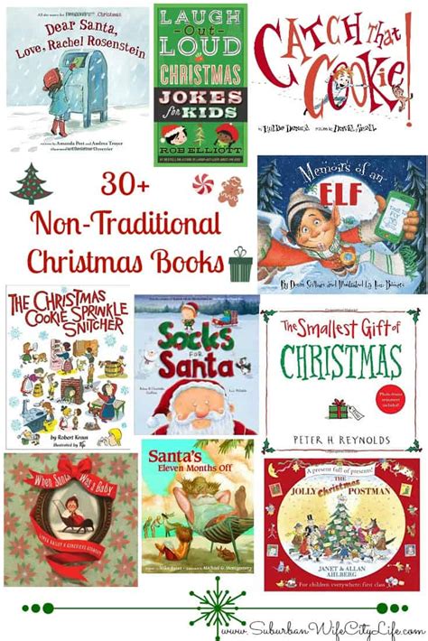 Also, you'll save money by skipping the usual dinner feast accoutrements. 30+ Non-Traditional Christmas Books | Suburban Wife, City Life