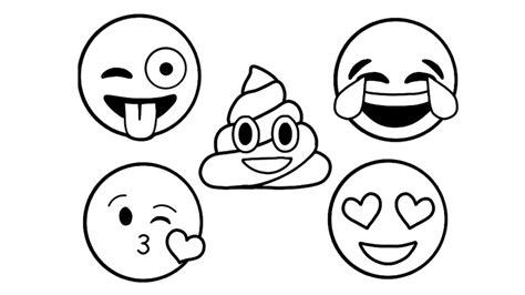 View and print full size. Emojis Coloring Pages - Coloring Home