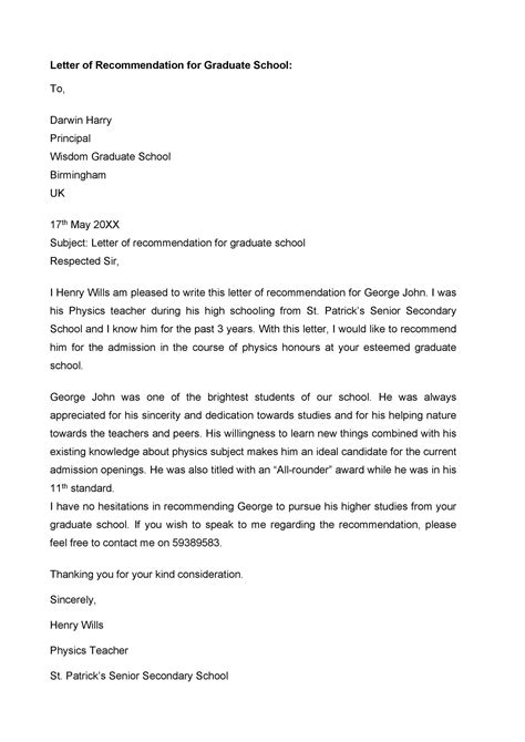 Recommendation letter samples for students. 50 Amazing Recommendation Letters For Student From Teacher