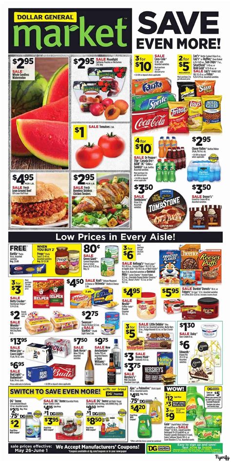 Dollar General Market Weekly Ad And Flyer May 26 To June 1 Canada