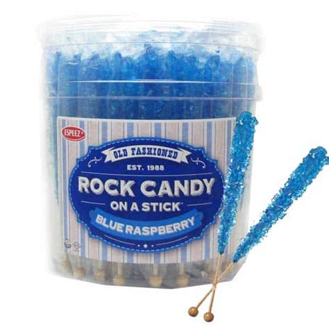 Espeez Rock Candy On A Stick Blue Raspberry 36 Pacific Distribution