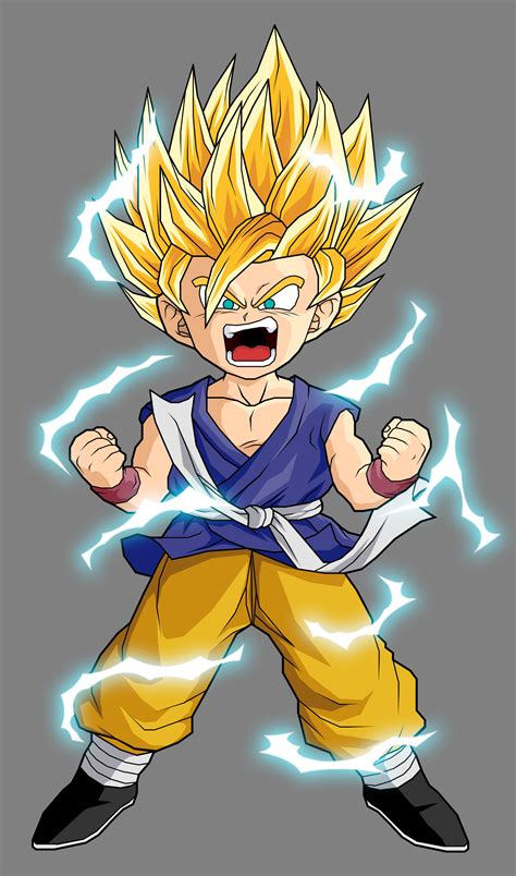 Imagen 20110412181524gt Kid Goku Super Saiyan 2 By Dbzataricommunity