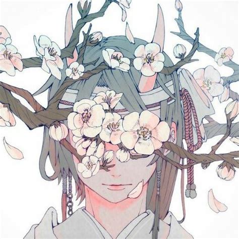 Flower Anime Girl Aesthetic Gambarku
