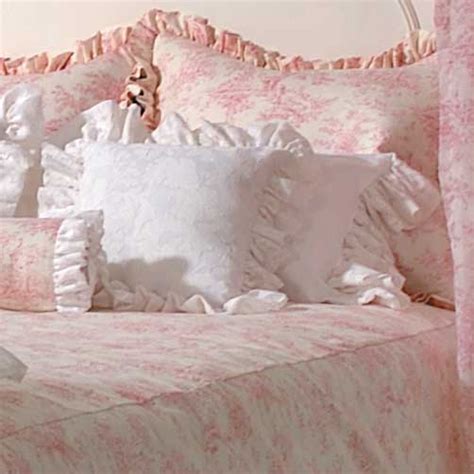 Isabella Pink Toile Soft Style Full Queen Bolster