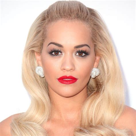 33 Stars Who Know How To Rock Red Lipstick Rita Ora Neon Lipstick