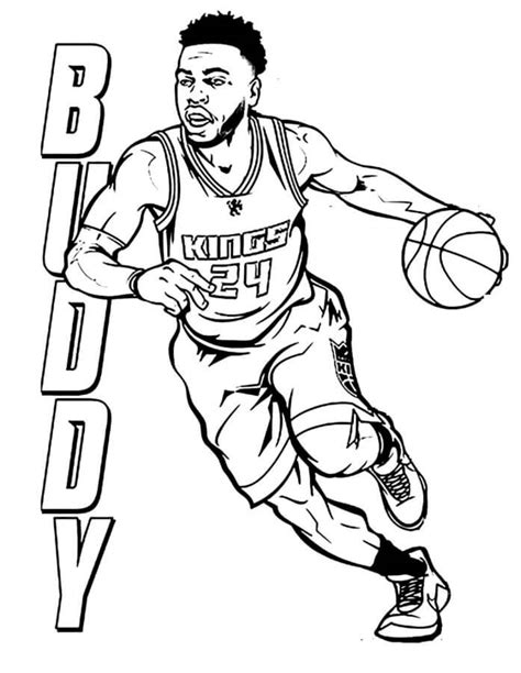 Agile Nba Player Coloring Page Download Print Or Color Online For Free