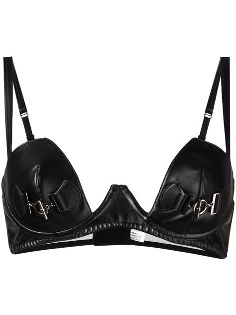 Leather Bra Leather Lingerie Black Faux Leather Real Leather Luxury