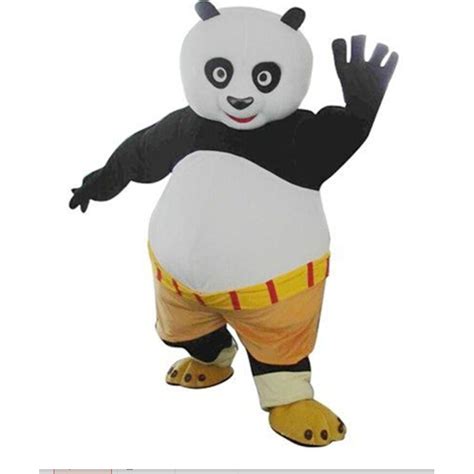 Kungfu Panda Mascot Costume Kung Fu Panda Fancy Dress Adult Size Halloween Large Size Shopee