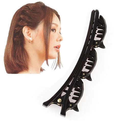 fashion new women double hair pin clips barrette comb hairpin hair disk centipede hair braided
