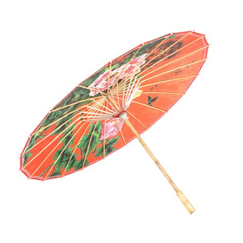 Rainproof Handmade Chinese Oiled Paper Umbrella Parasol Peony
