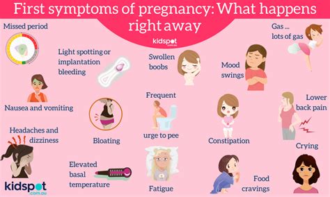 early signs of pregnancy ~ all the best