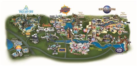 Universal Studio Orlando Resort Map