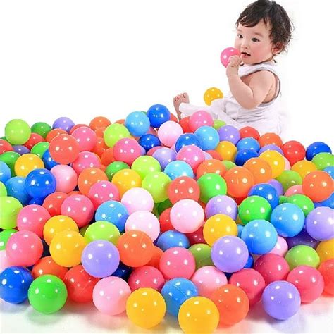 100pcs Colorful Ball Soft Plastic Ocean Balls Funny Baby Kids Swim Pit