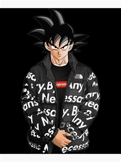 Goku Drip Poster For Sale By Seciliakalil Redbubble