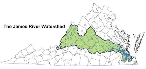 James River Watershed Map Share Map