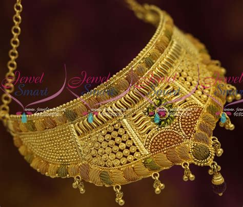 Check gold choker necklaces prices, ratings & reviews at flipkart.com. NL11341 Bridal Jewellery Enamel Colour Finish Low Price ...