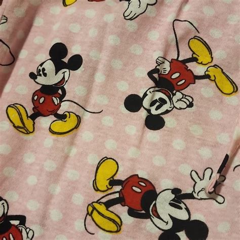 Mickey Mouse Intimates And Sleepwear Mickey Mouse Light Pink Sleeping
