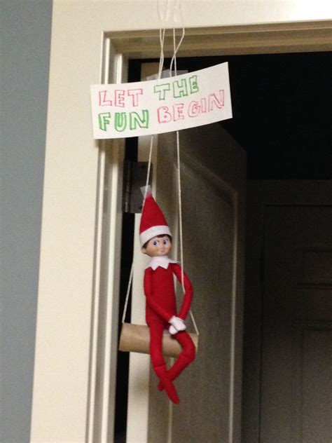 First Day Back Elf Swing Grinch Christmas Decorations Christmas Elf