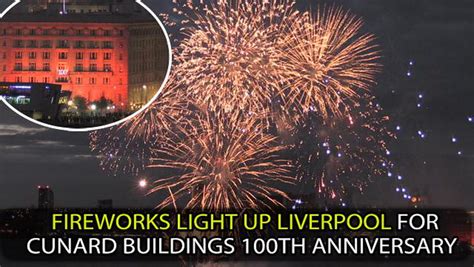 Massive Firework Celebration On The River Mersey For Bonfire Night