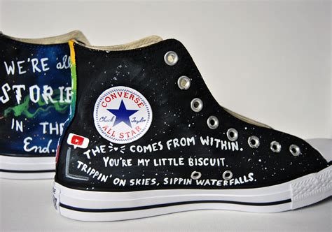 Custom Painted High Top Converse Custom Painted Shoes High Top