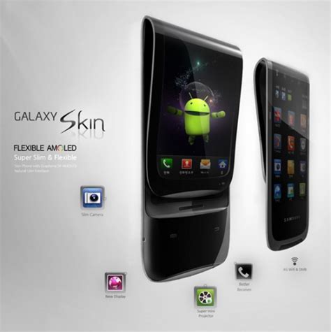 Samsung Galaxy Skin The Future Of Android Phones Concept