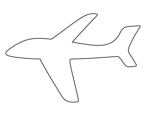 20 Airplane Template To Cut Out