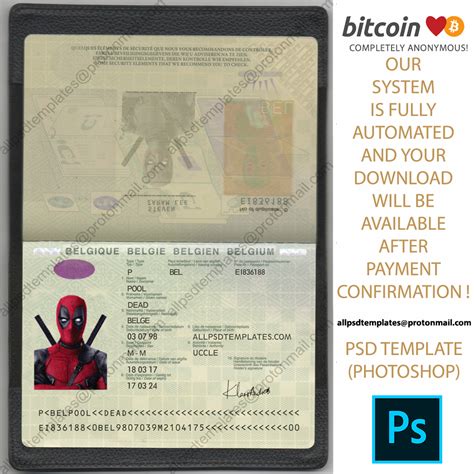 Apply belgium passport online child passport. Belgium Passport Template - ALL PSD TEMPLATES
