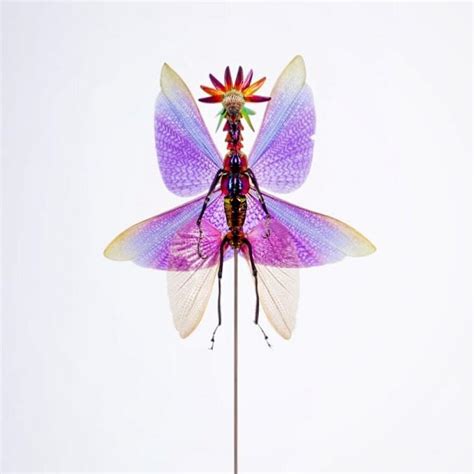 Here Are 18 Surreal Bug Fairies Made From Dead Insects Made By This