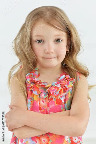 Cute Little Girl Posing Stock Photo And Royalty Free Images On