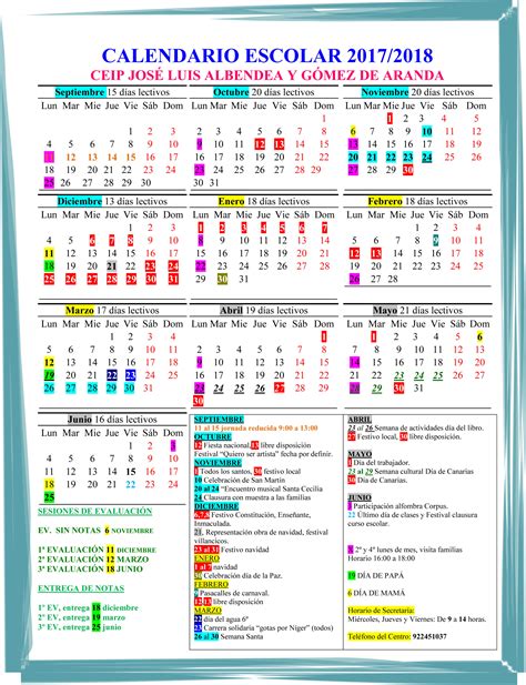 Calendario Escolar Calend Rio Escolar Di Rio Dona Sebenta