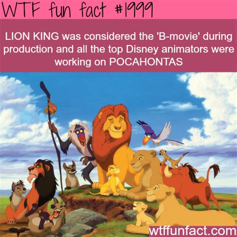 Lion King Facts Disney Fun Facts Disney Facts Wtf Fun Facts