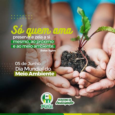 5 De Junho Dia Mundial Do Meio Ambiente Geral Prefeitura
