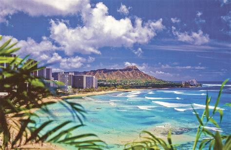 Honolulu Hawaii Waikiki Beach And Diamond Head Hawaii Vacation