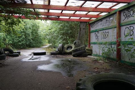 An Abandoned Amusement Park Stock Photo Image Of Landscape Funpark