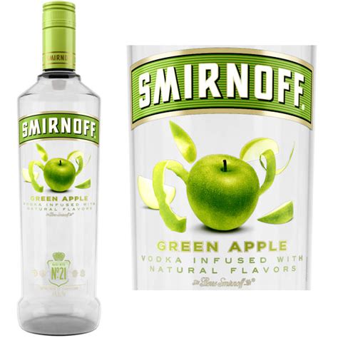 Smirnoff Green Apple Vodka 750ml