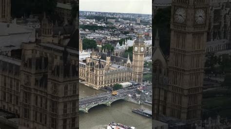Video From Inside London Eye فيديو من اعلى لندن اي ويظهر النهر